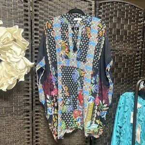 Johnny Was Oversized Flowy Tunic Dress Size Small